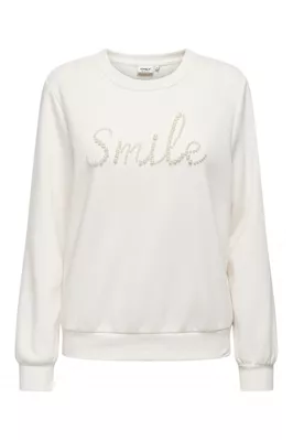 ONLAMY LIFE L/S O-NECK PEARL SWT